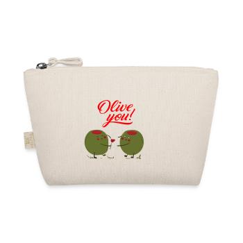 Olive you - Bio-Täschchen - Natur - Vorne
