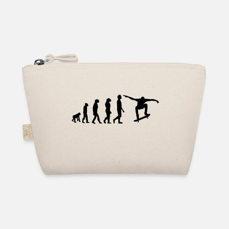 Skateboard Evolution Bio-Täschchen