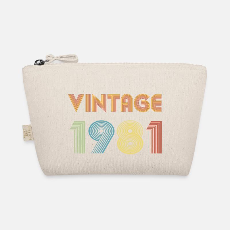 Vintage 1981 - Bio-Täschchen - Natur