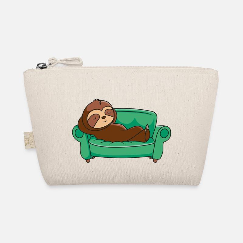 Sloth Couching Organic Pouch
