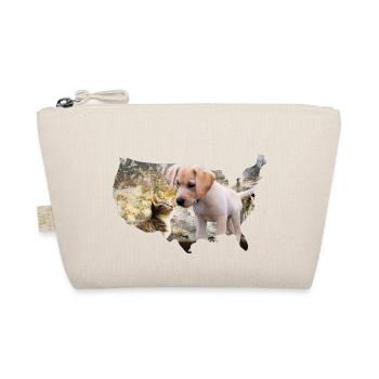 Dog Cat Puppy - Organic Pouch - nature - Front