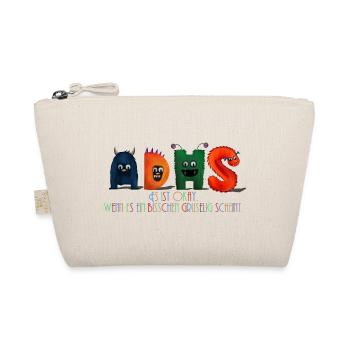 Süßes ADHS Awareness T-shirt Kinder - Bio-Täschchen - Natur - Vorne
