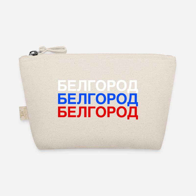 BELGOROD Russia Cyrillic flag Organic Pouch