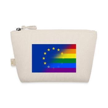 European Union united with the Pride flag - Organic Pouch - nature - Front