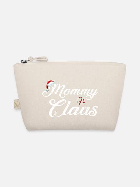 mommy claus christmas family matching - Organic Pouch - nature - Front