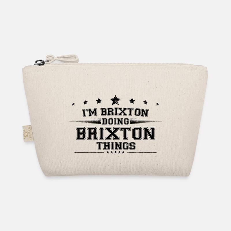 Ich bin Brixton, der Brixton Dinge macht - Bio-Täschchen - Natur
