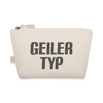 geiler typ schwarz - Bio-Täschchen - Natur - Vorne
