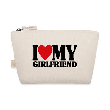 J’aime ma petite amie assortie au cadeau de la Saint-Valentin - Trousse biologique - nature - Devant