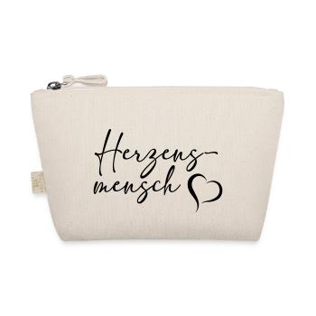Herzensmensch by csDesign - Bio-Täschchen - Natur - Vorne