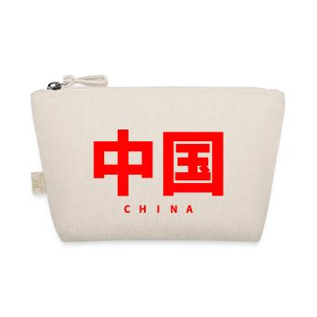 China Chinesisch - Bio-Täschchen - Natur - Vorne
