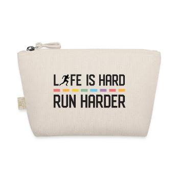 La vie est dure. Courez plus fort. - Trousse biologique - nature - Devant