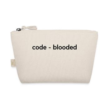 Code Blooded Programming Software Developer Admin - Bio-Täschchen - Natur - Vorne