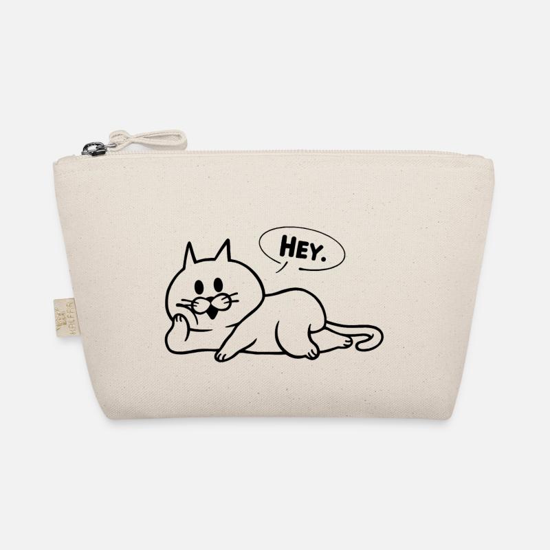 Faule Katze Bio-Täschchen