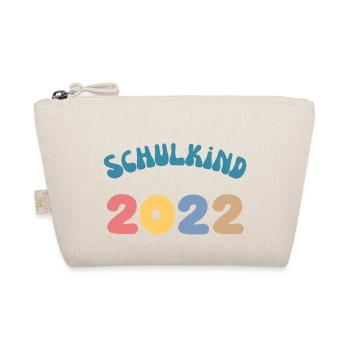 Schulkind 2022 Erste Klasse Geschenke und Shirts - Bio-Täschchen - Natur - Vorne