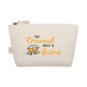 Tout travail mérite sa bière / Humour / Alcool - Trousse biologique - nature - Devant