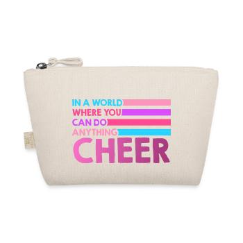 In A World Where You Can Do Anything Cheer Cheerle - Bio-Täschchen - Natur - Vorne