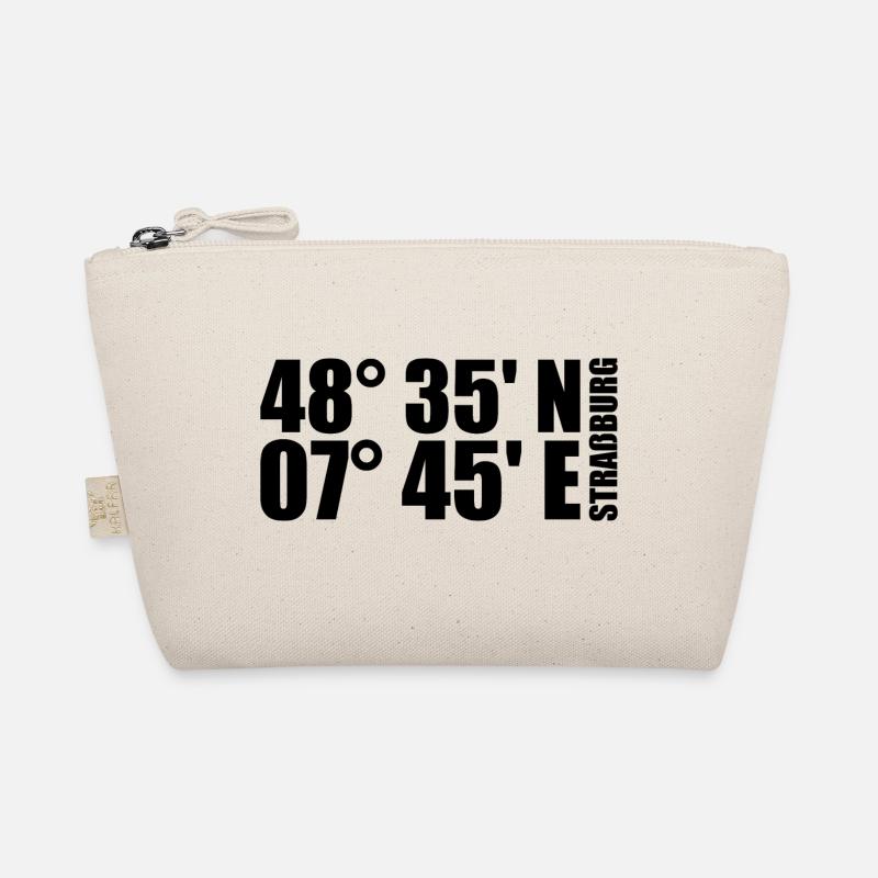 Strasbourg coordinates Organic Pouch