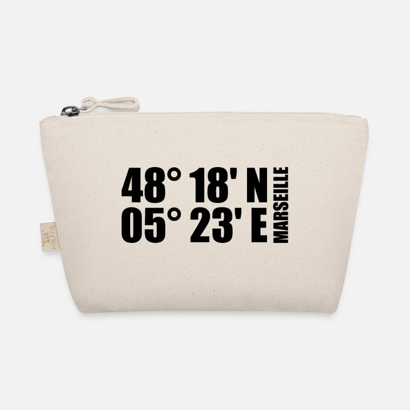 Marseille coordinates Organic Pouch