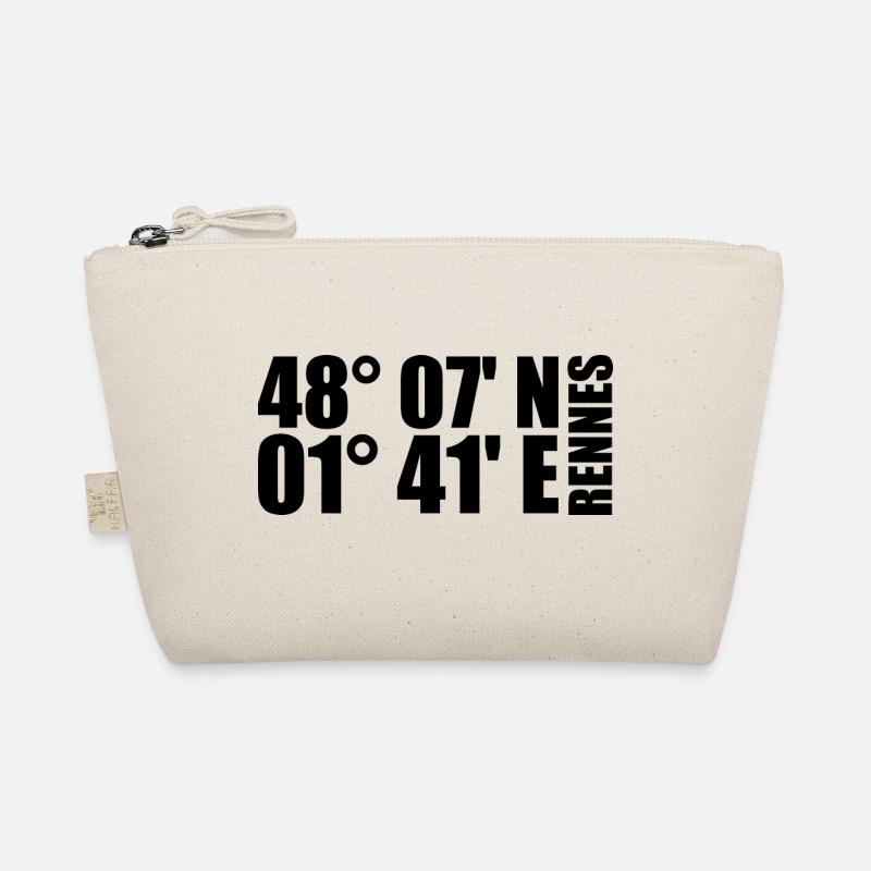 Rennes coordinates Organic Pouch