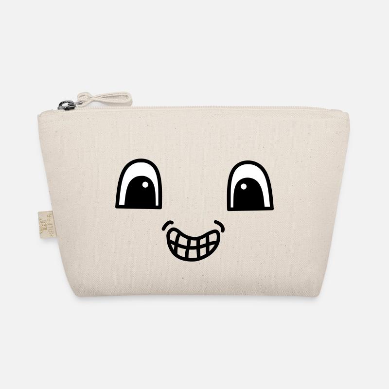 Cute face showing teeth Bio-Täschchen