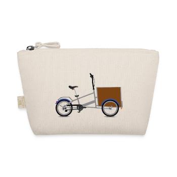 Cargo Bike Cargo Bike Gift Idea - Organic Pouch - nature - Front