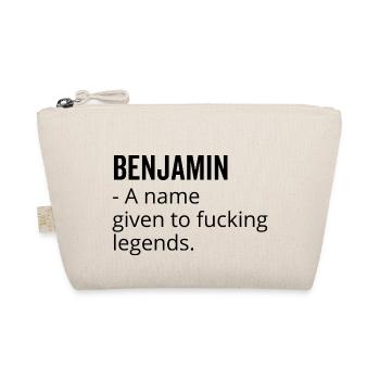Benjamin ein Name für verdammte Legenden - Bio-Täschchen - Natur - Vorne