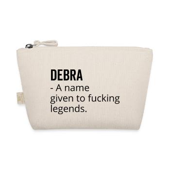 Debra ein Name, der Fucking Legends gegeben wurde - Bio-Täschchen - Natur - Vorne