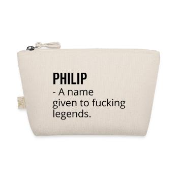 Philip ein Name für verdammte Legenden - Bio-Täschchen - Natur - Vorne