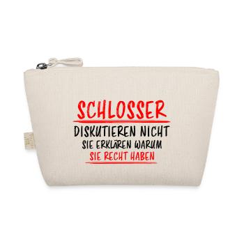 Schlosser Beruf Lustiger Spruch Schloss Geschenk - Bio-Täschchen - Natur - Vorne