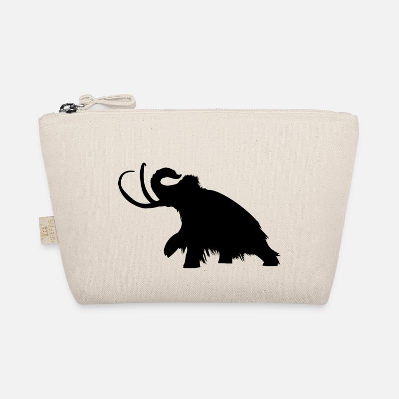 Mammoth silhouette Organic Pouch