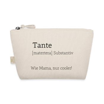 Geschenkidee für Tante - Bio-Täschchen - Natur - Vorne