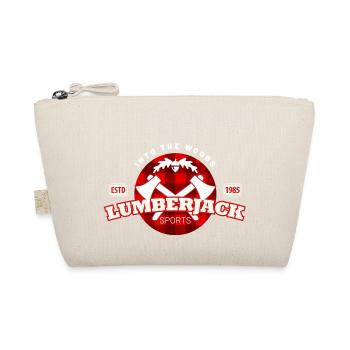 lumberjack check pattern - Organic Pouch - nature - Front