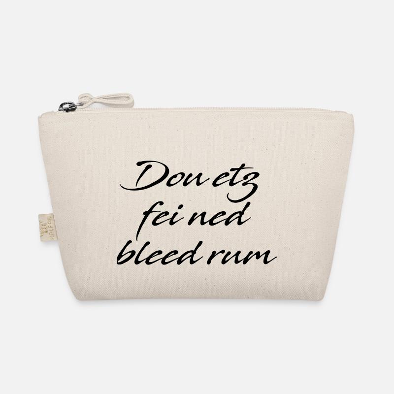 Dou etz fei net bleed rum Bio-Täschchen