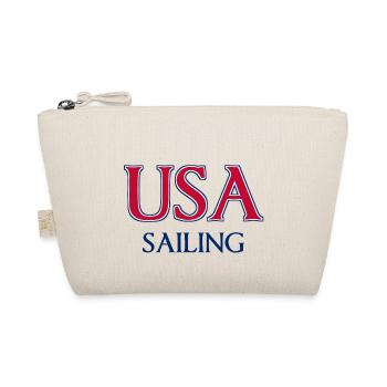 USA Sailing - National Colors - United States - Organic Pouch - nature - Front
