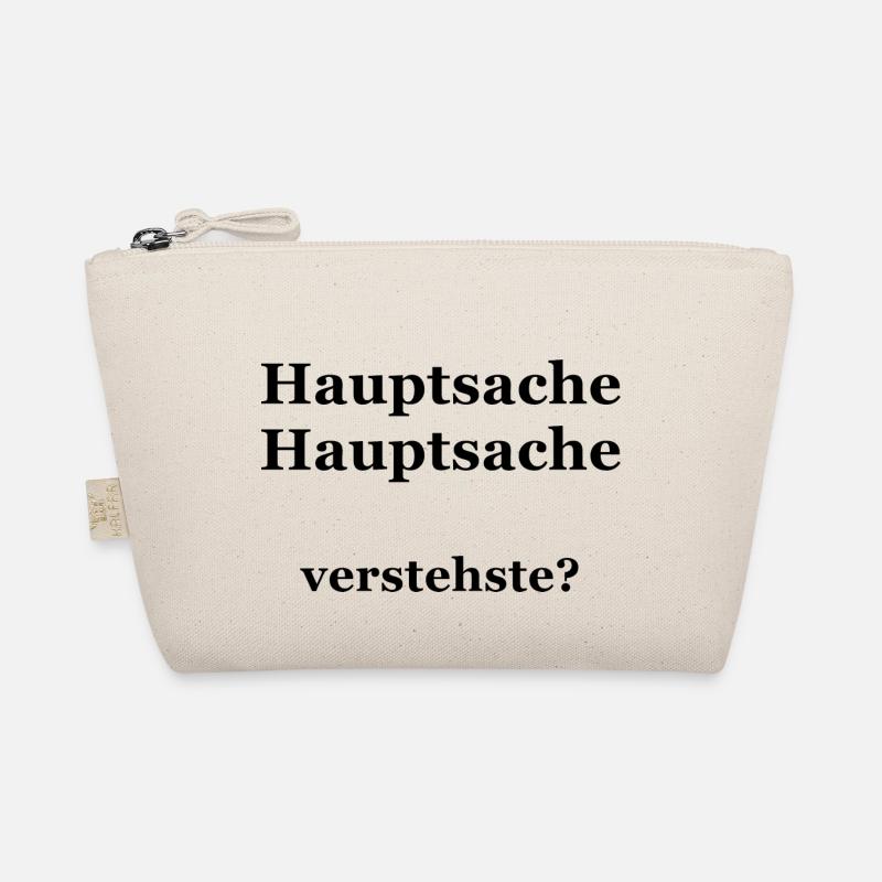 the main thing is black Organic Pouch