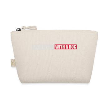 better with a dog - Organic Pouch - nature - Front