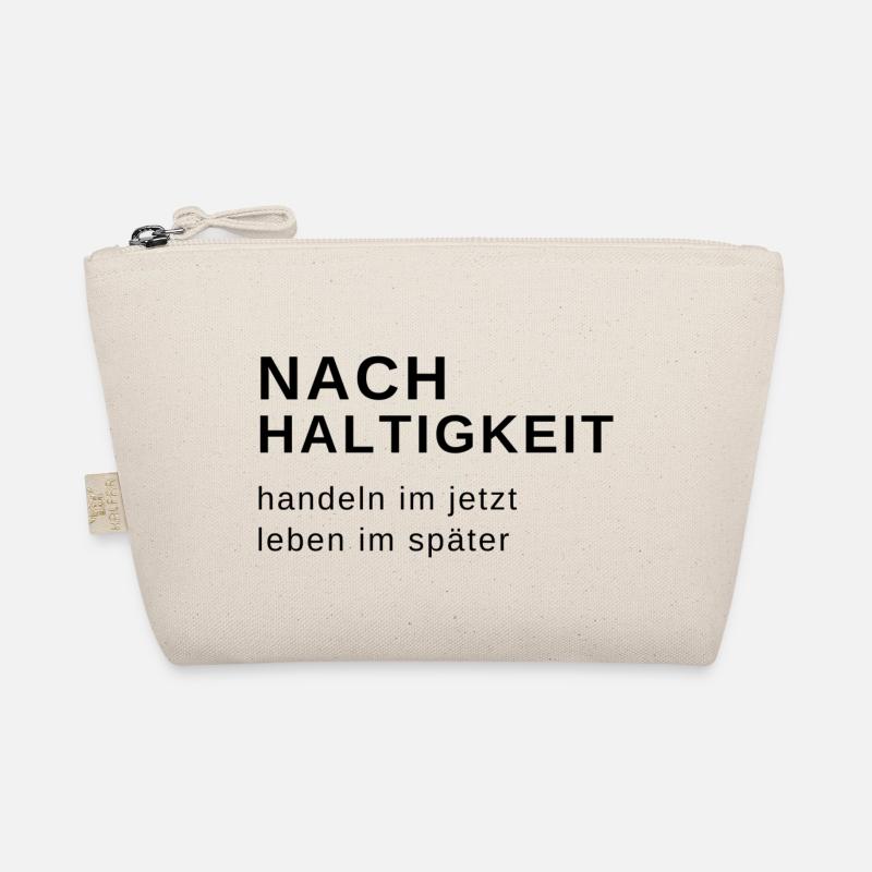 Nachhaltigkeit nachhaltig definition geschenk - Bio-Täschchen - Natur