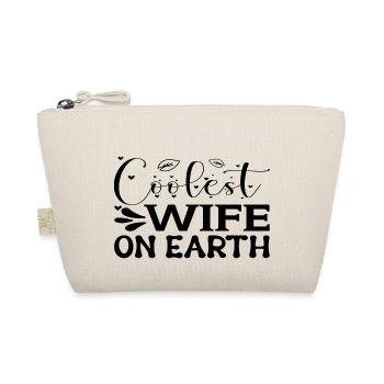Coolest Wife on Earth - Organic Pouch - nature - Front