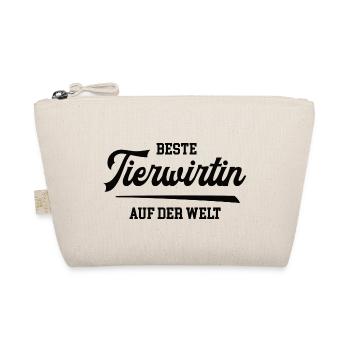 Beste Tierwirtin Tierpflegerin Tierhaltung Bäuerin - Bio-Täschchen - Natur - Vorne