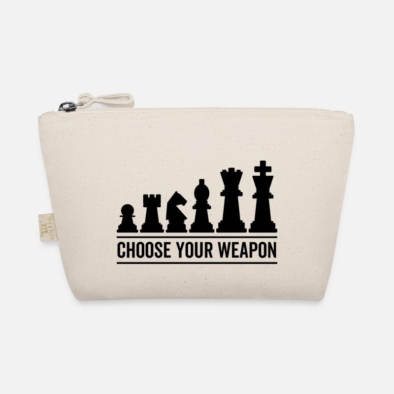Choose Your Weapon Chess Organic Pouch