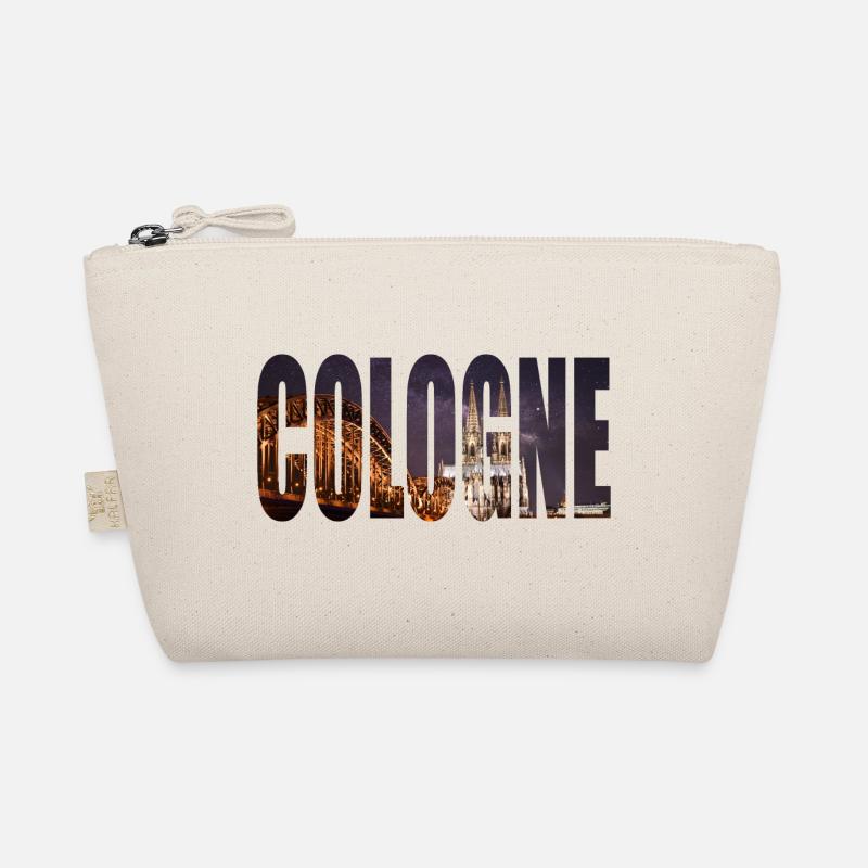 COLOGNE SKYLINE NIGHT Bio-Täschchen
