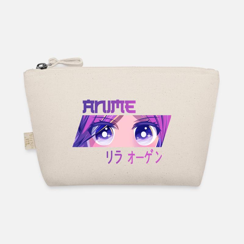Anime violet eyes Anime violet eyes Organic Pouch