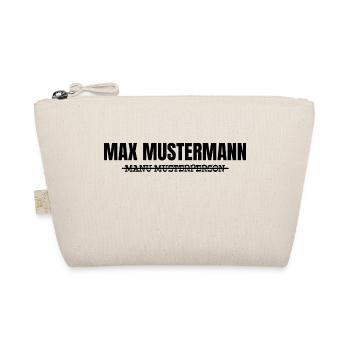 Max Mustermann und Manu Musterperson - Bio-Täschchen - Natur - Vorne