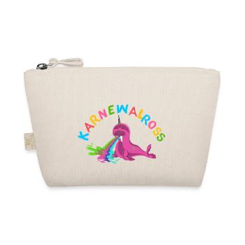 karnewalross,konfetti,karneval,walross - Bio-Täschchen - Natur - Vorne