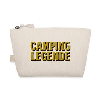 Camping Legende Vintage - Bio-Täschchen - Natur - Vorne