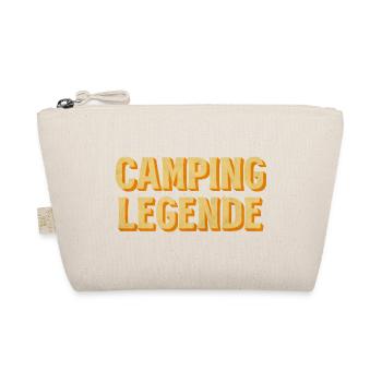 Camping Legende Retro - Bio-Täschchen - Natur - Vorne