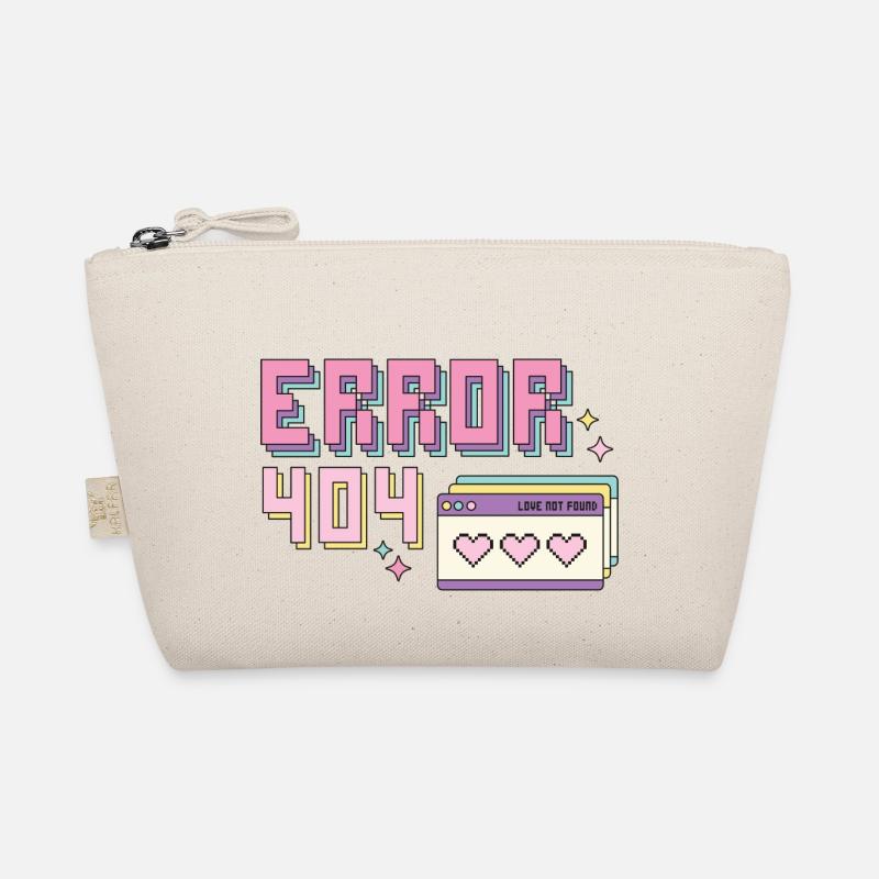 Error 404 Love not Found Bio-Täschchen