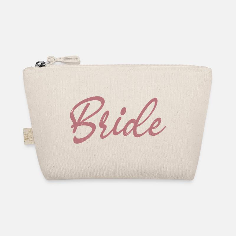 Bride Matching Engagement Bridal Shower Wedding Organic Pouch