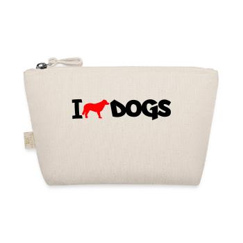 dog i love 02 - Organic Pouch - nature - Front