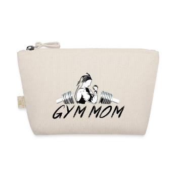 GYM TSHIRT FÜR FRAUEN, GYM MOM - Bio-Täschchen - Natur - Vorne